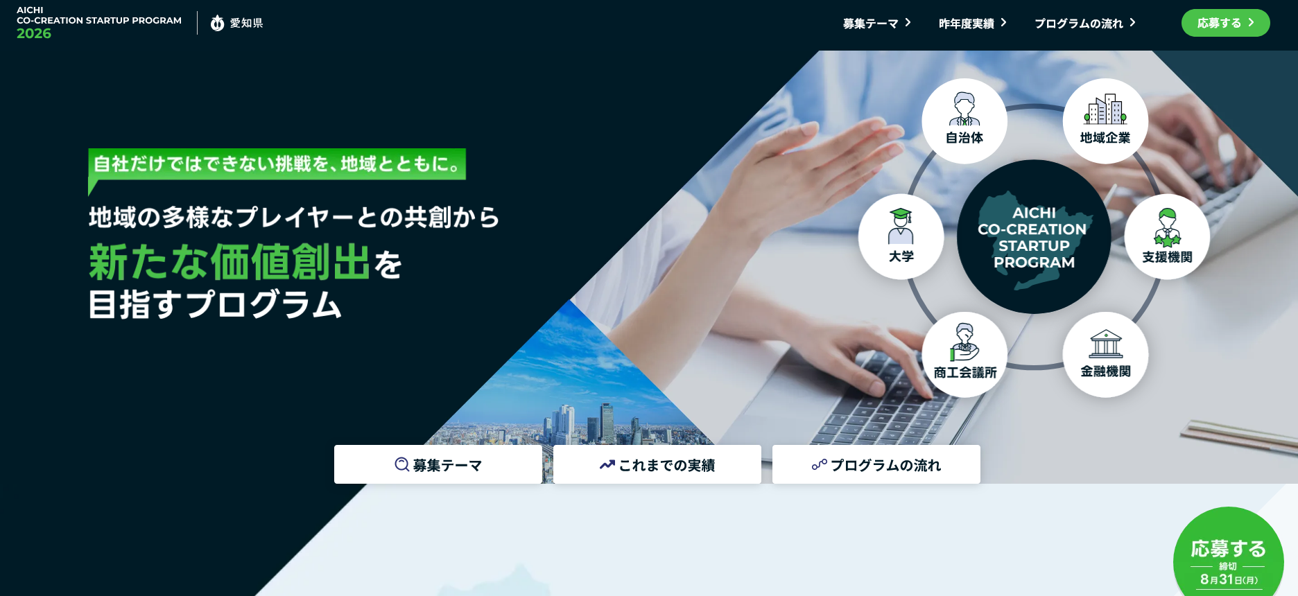 AICHI CO-CREATION STARTUP PROGRAM 2026