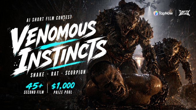 TapTV Arena × VENOMOUS INSTINCTS オンラインAIショートフィルムコンテスト